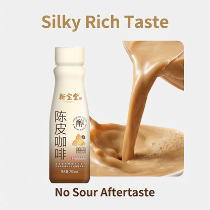 XinBaoTang Tangerine Peel Latte Coffee Ready to Drink 280ml Premium Aromatic Herbal Coffee Beverage