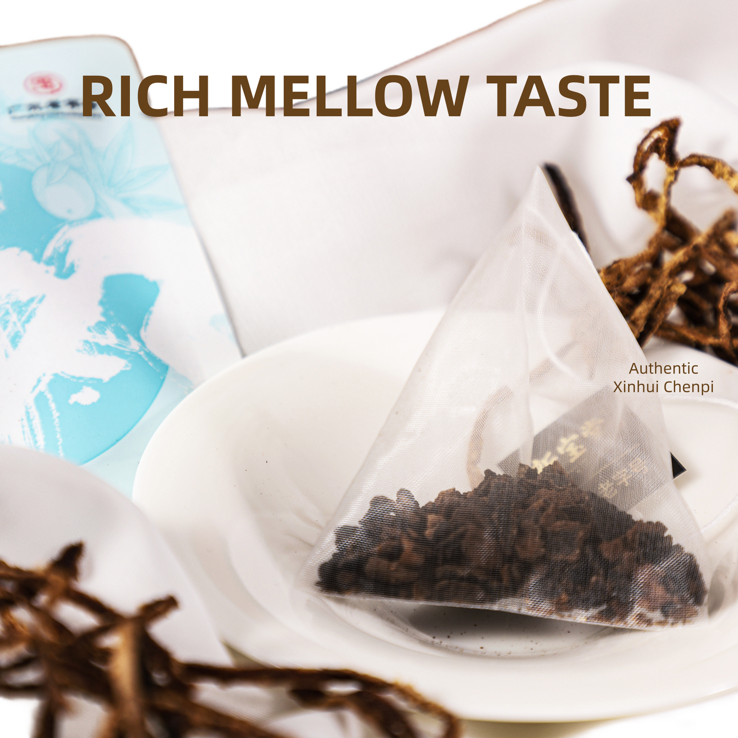 信宝堂陈皮茶包30克×2盒 - 陈皮草本冲泡茶具套装