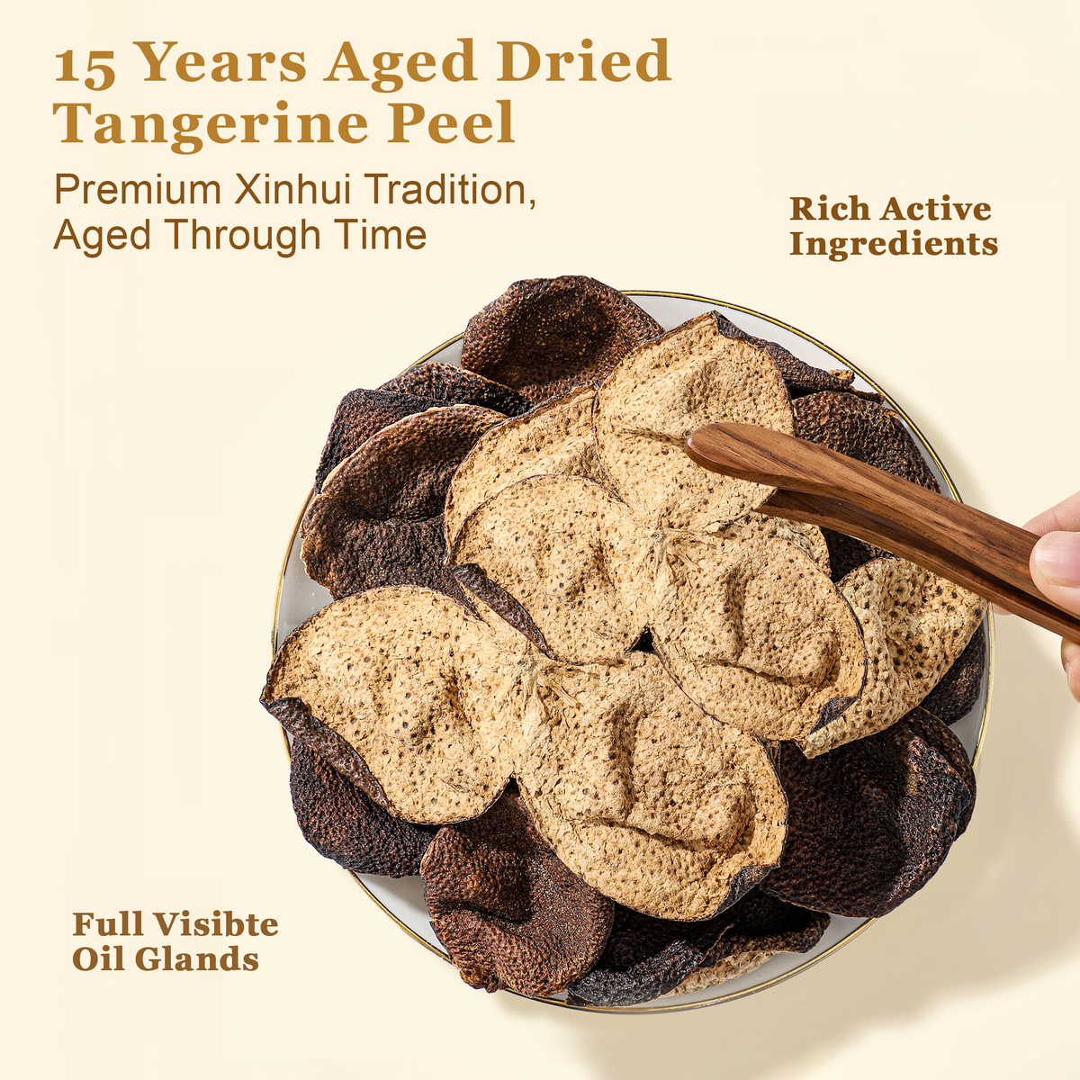 XINBAOTANG 15-Year Aged Authentic Xinhui Dried Tangerine Peel (Chenpi) – 250g Luxury Gift Box | Premium Herbal Tea & Cooking
